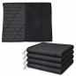Preview: Real Black 6-tlg. | 4 St. ca. 60x40cm & 2 St. ca. 25x20cm