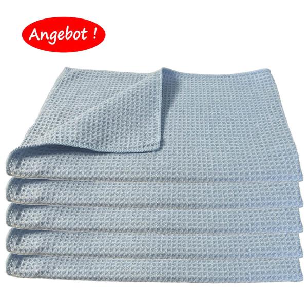 Aqua Clean 5-tlg. Geschirrhandtuch PIQUE