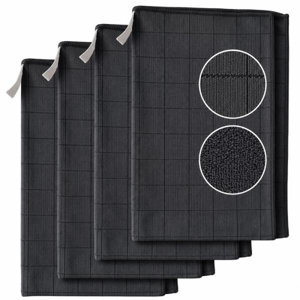 Real Black 6-tlg. | 4 St. ca. 60x40cm & 2 St. ca. 25x20cm