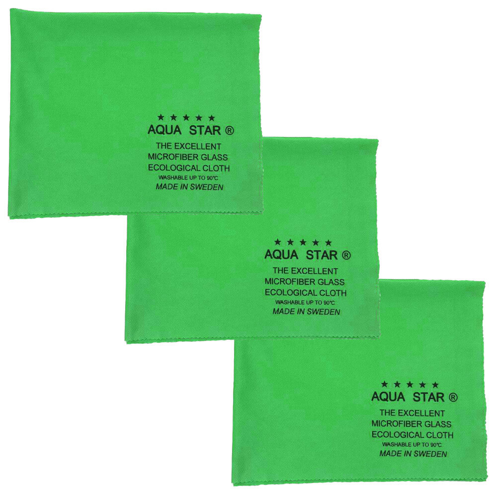 Reinigungstücher  ca.40x50 cm grün Glasswonder ®  Fenstertuch 3er Set 